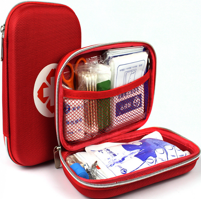 Hard-Shell EVA First Aid Kit (18 Items)