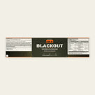 CON-01 BLACKOUT full label, including the Supplement Facts panel and directions