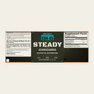 CON-05 STEADY full label, including the Supplement Facts panel and directions