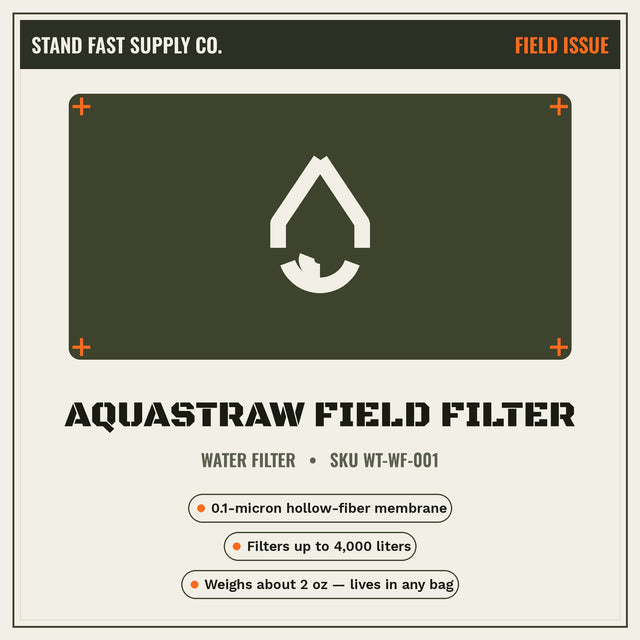 AquaStraw Field Filter