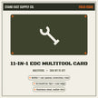 11-in-1 EDC Multitool Card