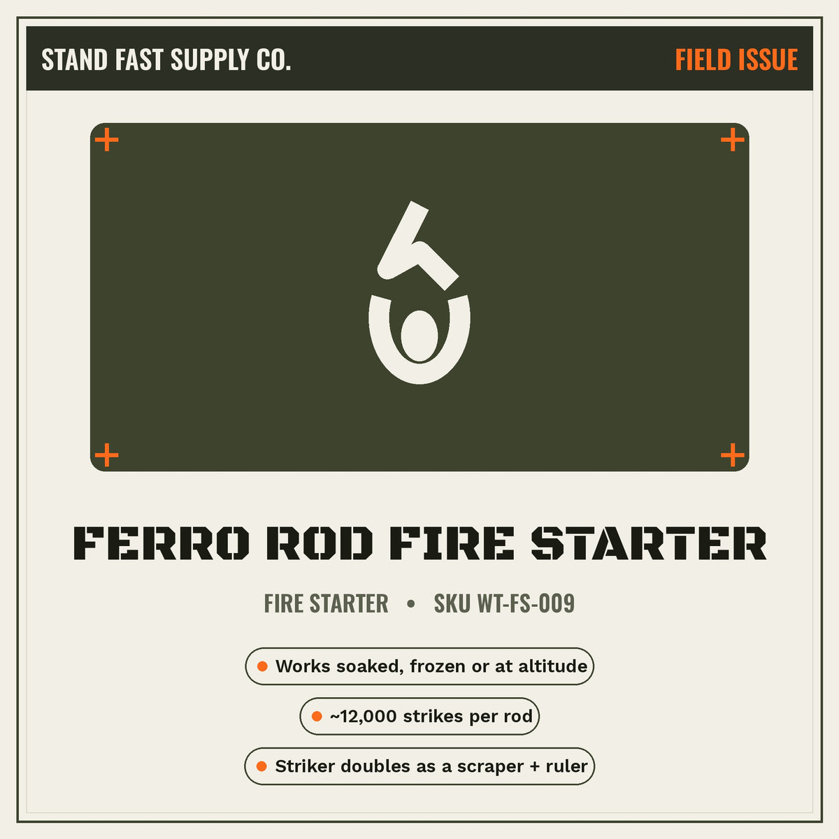 Ferro Rod Fire Starter