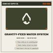 Gravity-Feed Water System