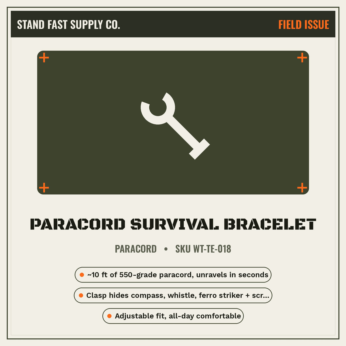 Paracord Survival Bracelet