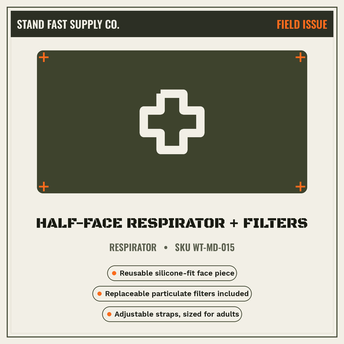 Half-Face Respirator + Filters
