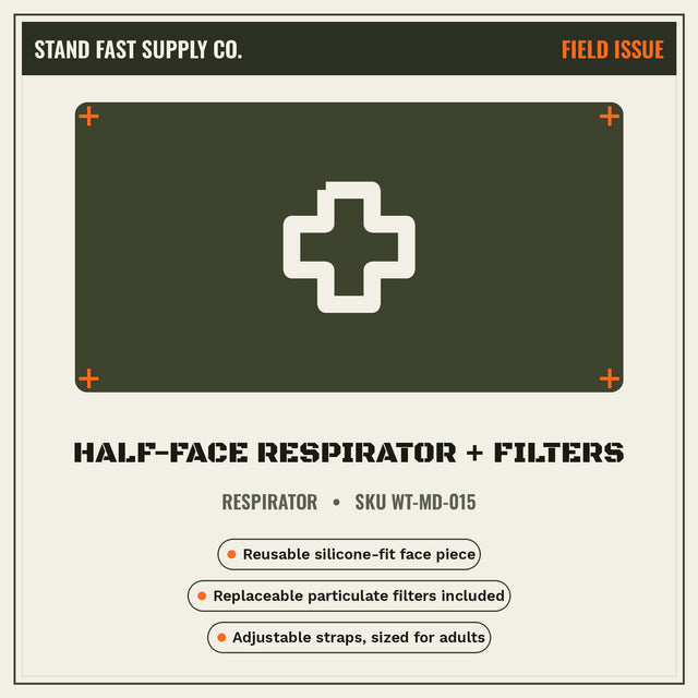 Half-Face Respirator + Filters