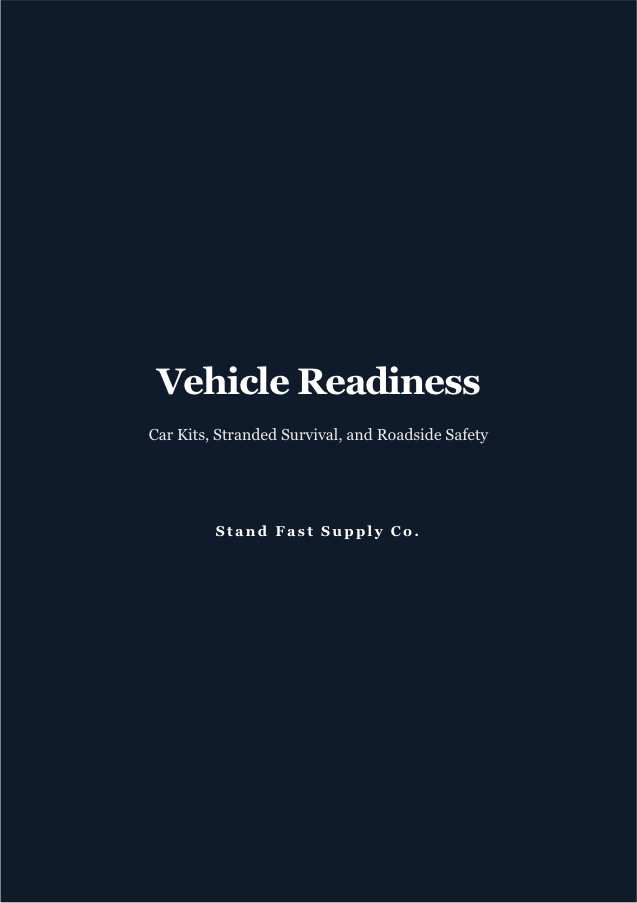 Vehicle Readiness ebook cover