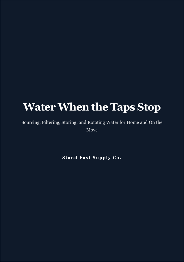 Water When the Taps Stop ebook cover